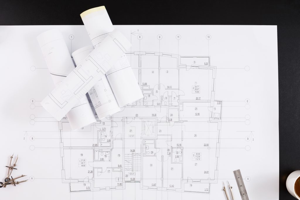Plans d’architecte d’une maison individuelle